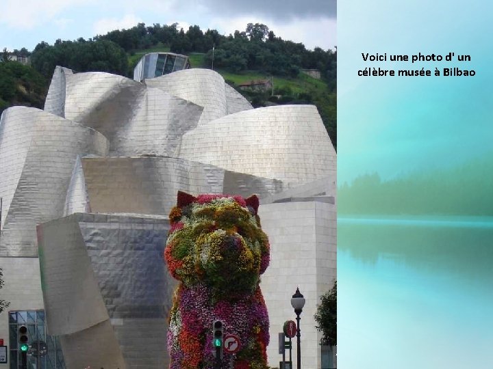 Voici une photo d' un célèbre musée à Bilbao 