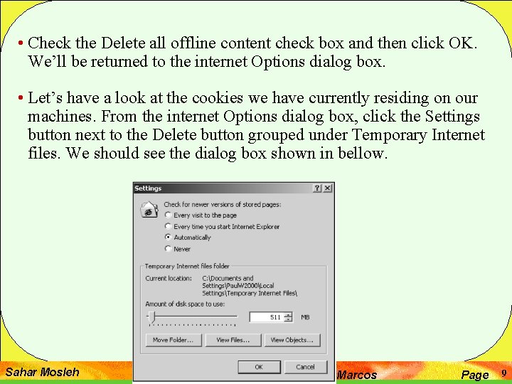  • Check the Delete all offline content check box and then click OK.