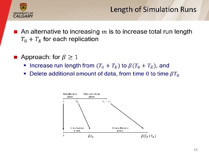 Length of Simulation Runs § 45 