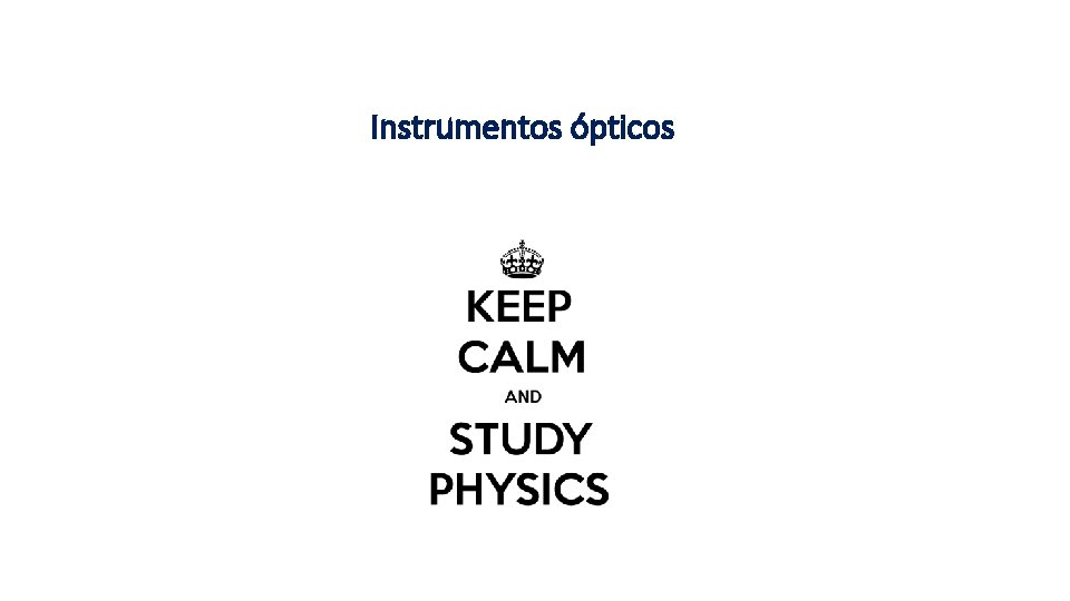 Instrumentos ópticos 