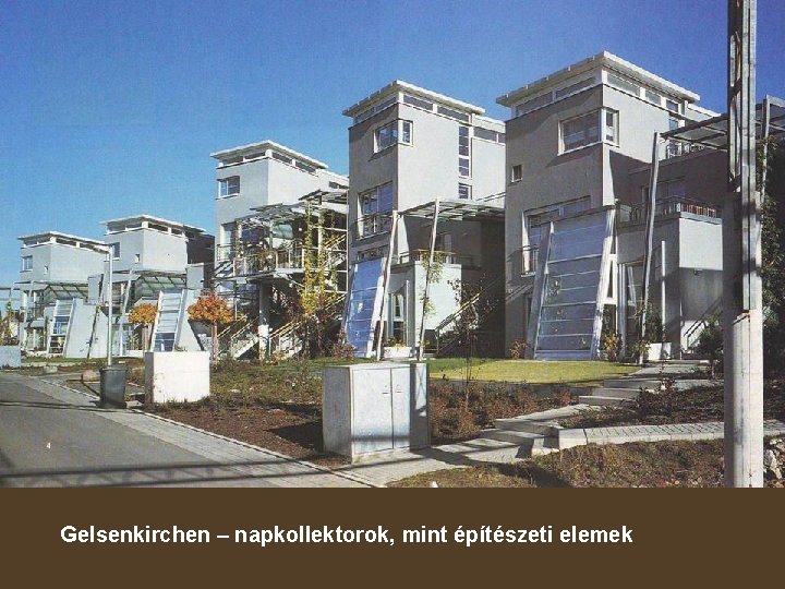 Gelsenkirchen – napkollektorok, mint építészeti elemek 