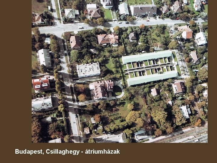 Budapest, Csillaghegy - átriumházak 