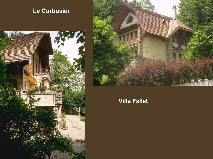 Le Corbusier Villa Fallet 