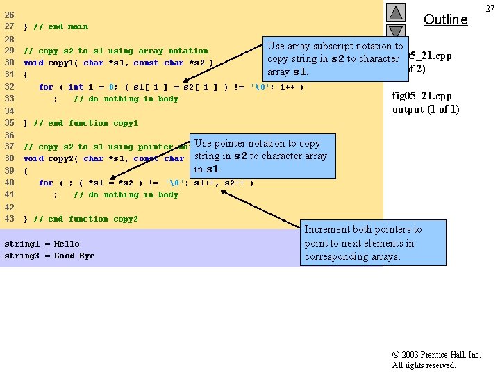 26 27 } // end main 28 29 30 31 32 33 Use array