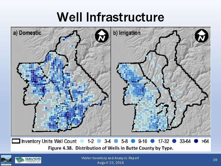 Well Infrastructure Water Inventory and Analysis Report August 23, 2016 20 