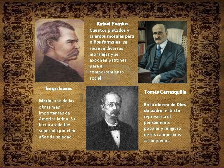 Rafael Pombo Cuentos pintados y cuentos morales para niños formales: se recrean diversas moralejas Rafael Pombo Cuentos pintados y cuentos morales para niños formales: se recrean diversas moralejas
