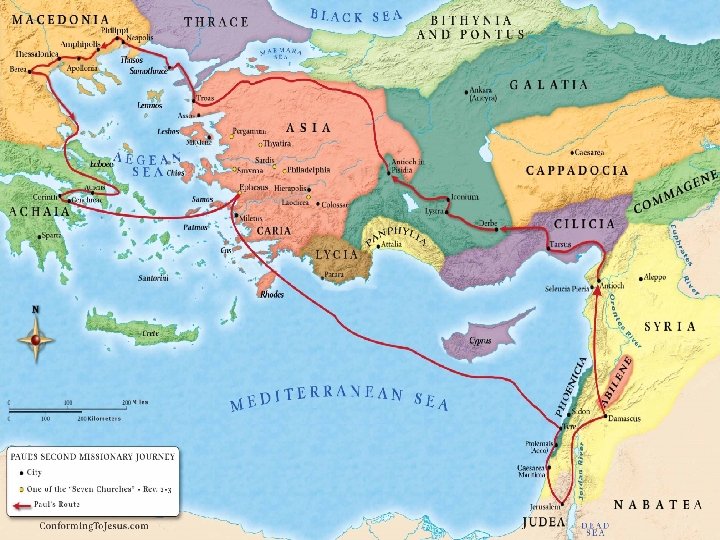 Introduction of the letter to Timothy Travels with Paul on His 2 nd Journey