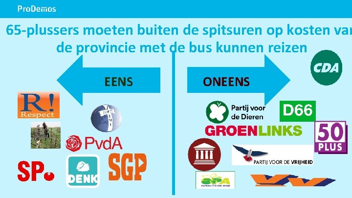 65 -plussers moeten buiten de spitsuren op kosten van de provincie met de bus