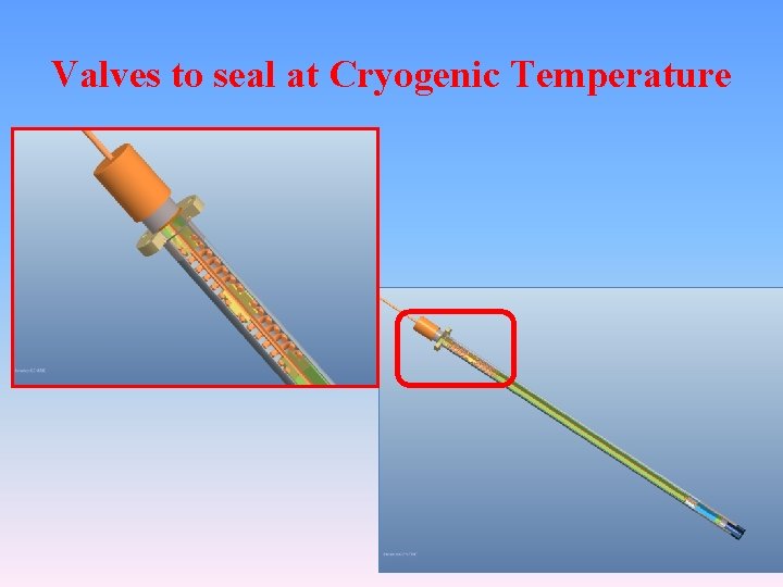 Valves to seal at Cryogenic Temperature 