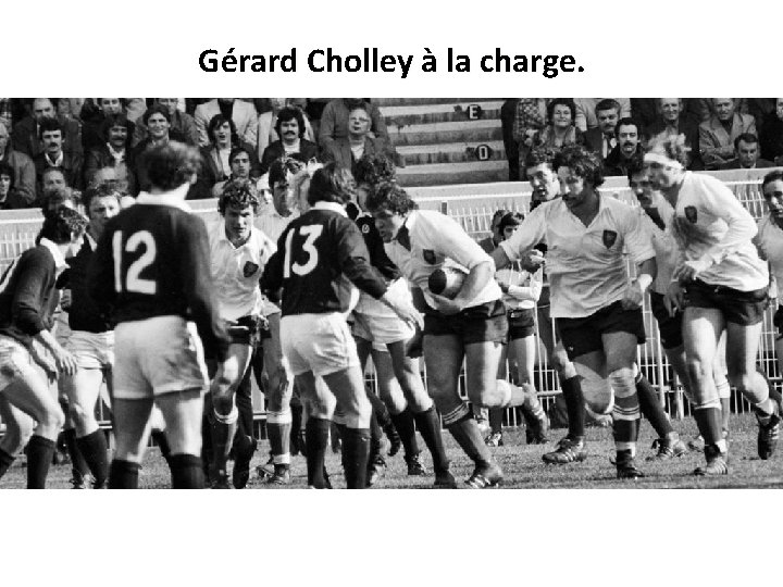 Gérard Cholley à la charge. 