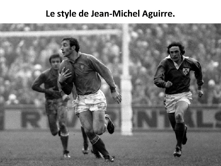 Le style de Jean-Michel Aguirre. 