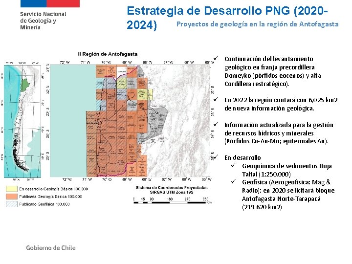 Estrategia de Desarrollo PNG (2020 Proyectos de geología en la región de Antofagasta 2024)