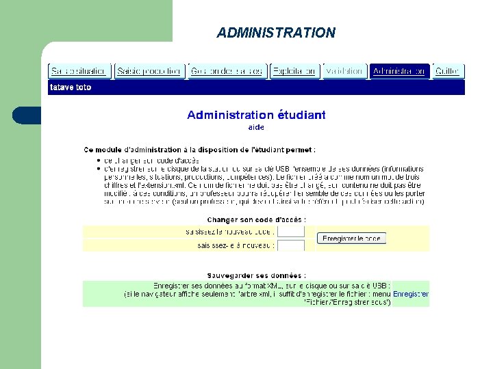 ADMINISTRATION 