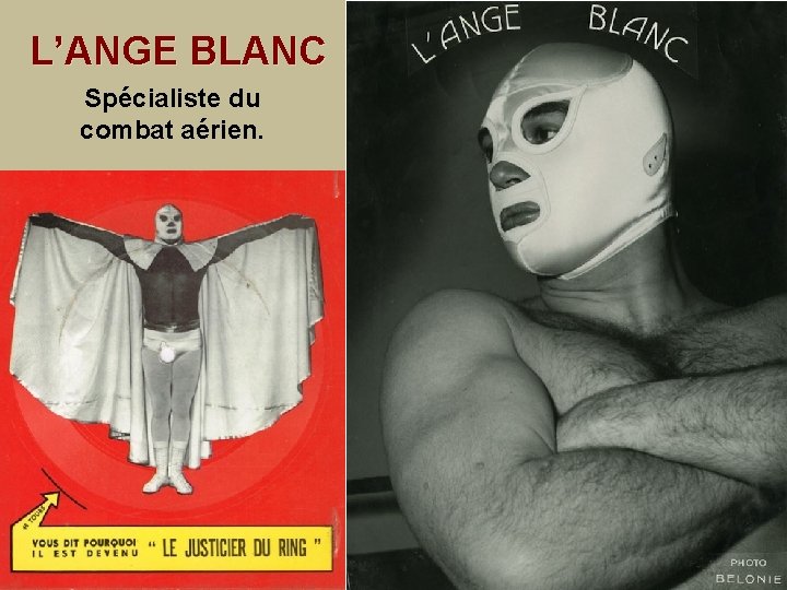 L’ANGE BLANC Spécialiste du combat aérien. 