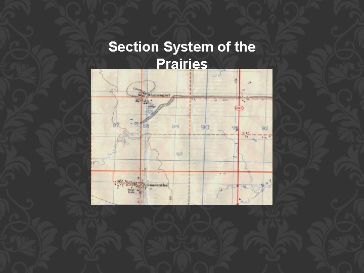 Section System of the Prairies 