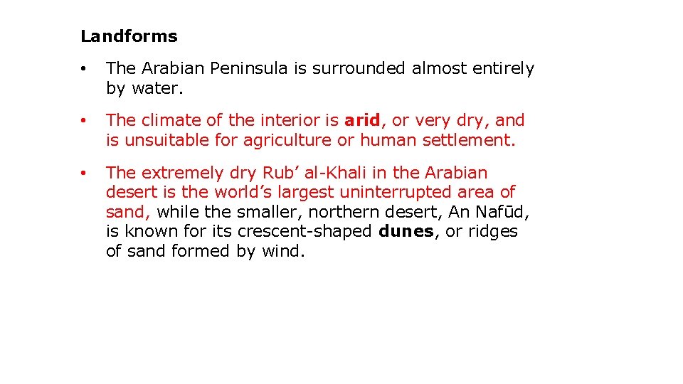 Countries of the Arabian Peninsula Bahrain Kuwait Oman