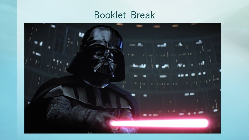 Booklet Break Booklet Break