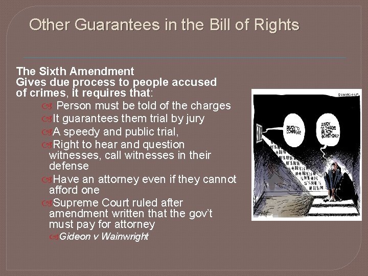The Bill of Rights Chapter 4 First Amendment