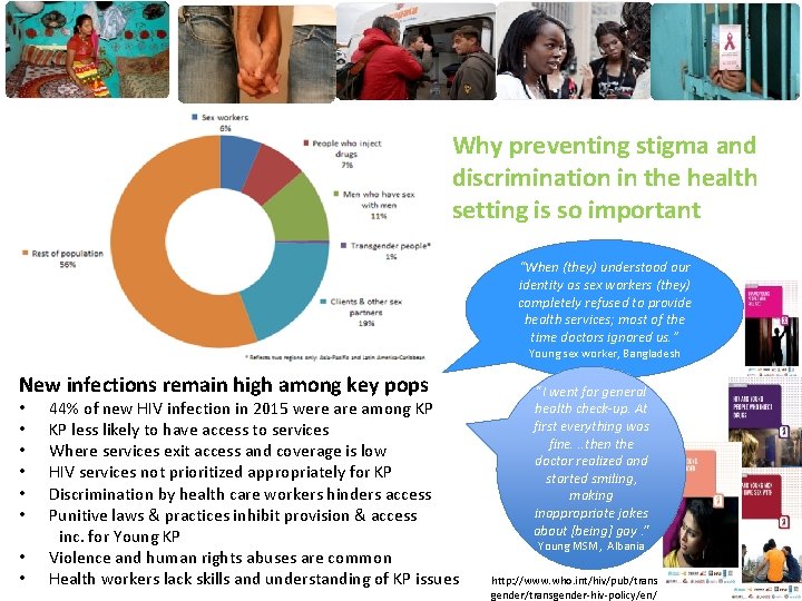 Why preventing stigma and discrimination in the health setting is so important “When (they)