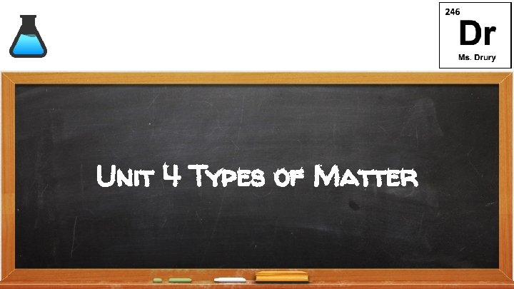 Unit 4 Types of Matter 
