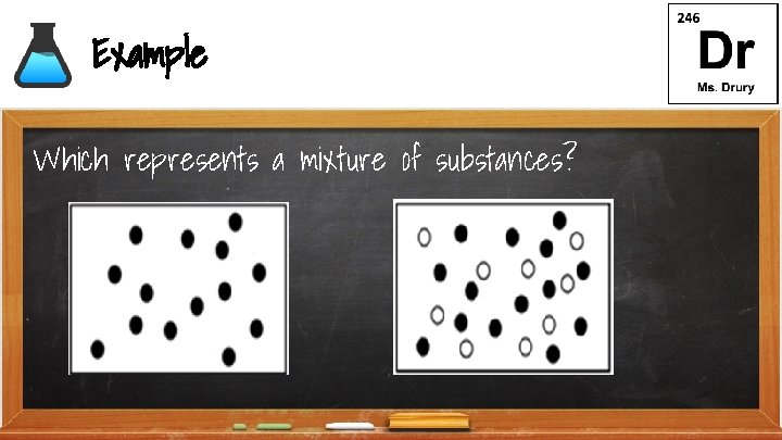 Example Which represents a mixture of substances? 