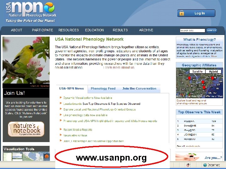 www. usanpn. org 