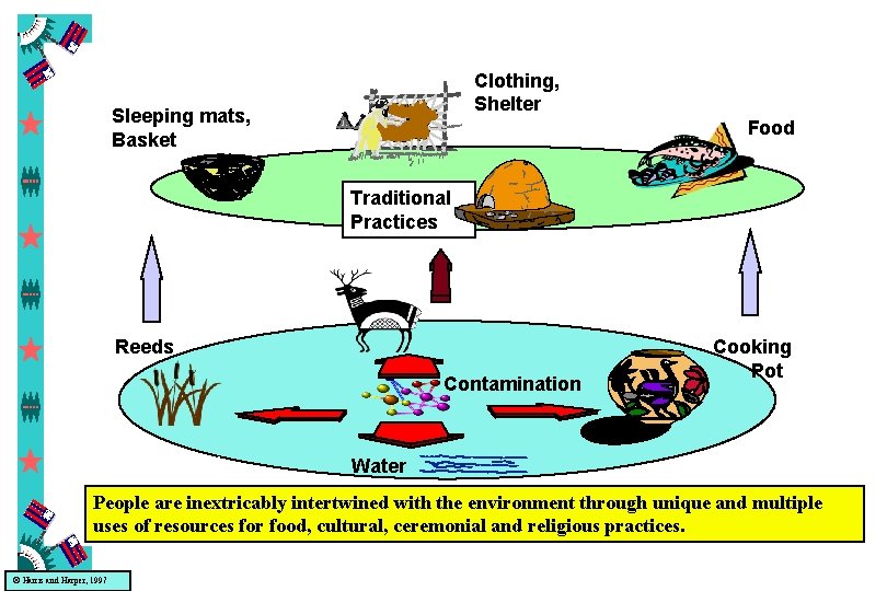 Clothing, Shelter Sleeping mats, Basket Food Traditional Practices Reeds Contamination Cooking Pot Water People