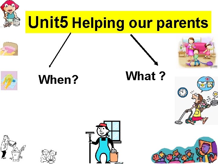 Unit 5 Helping our parents When? What ? 