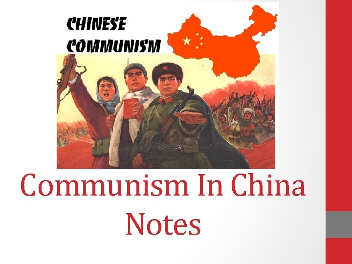 Communism In China Notes 