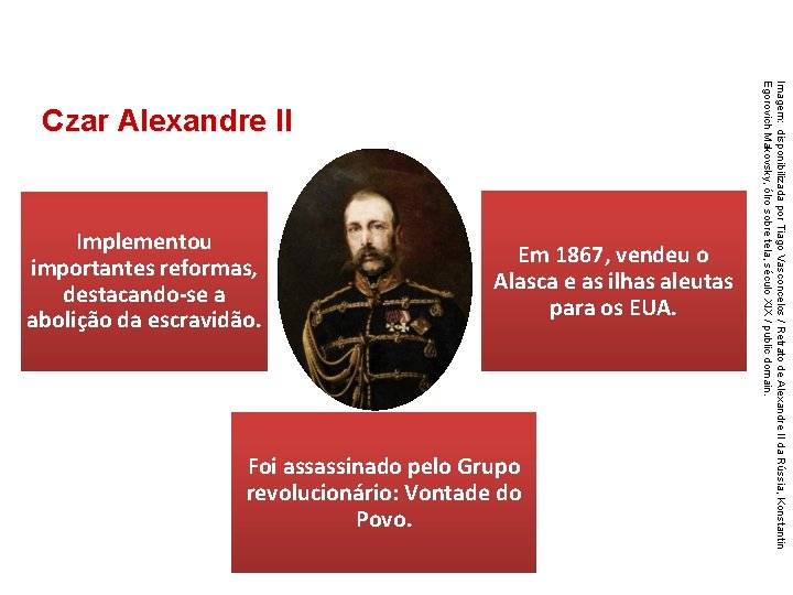 HISTÓRIA, 9º Ano do Ensino Fundamental Revolução Russa Implementou importantes reformas, destacando-se a abolição