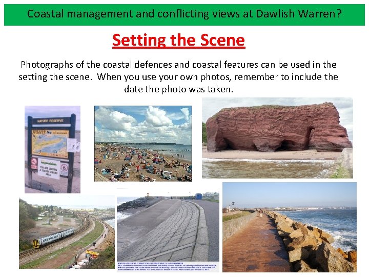 Coastal management conflicting views at Warren? How successful are theand coastal defences at. Dawlish