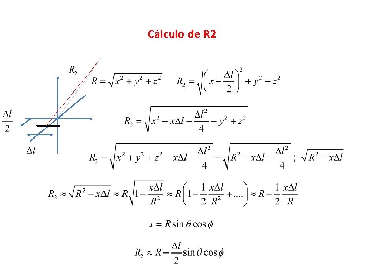 Cálculo de R 2 