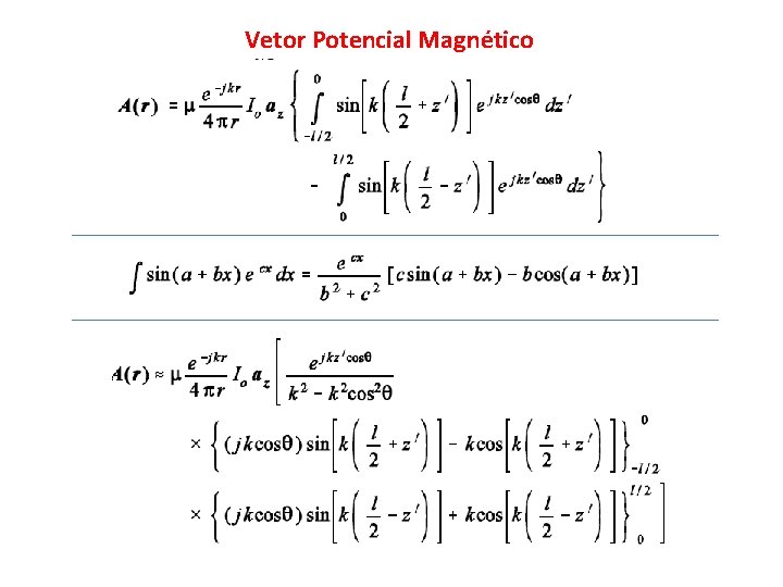 Vetor Potencial Magnético 