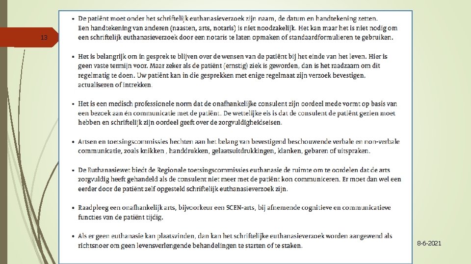 1 Euthanasie en dementie Hulp bij zelfdoding en
