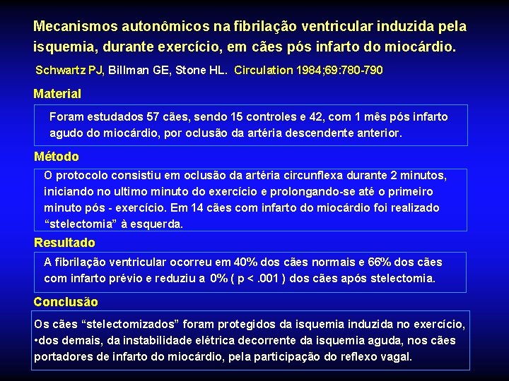 Mecanismos autonômicos na fibrilação ventricular induzida pela isquemia, durante exercício, em cães pós infarto