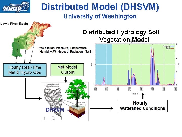 Distributed Model (DHSVM) University of Washington Distributed Hydrology Soil Vegetation Model 