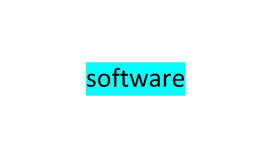 software 