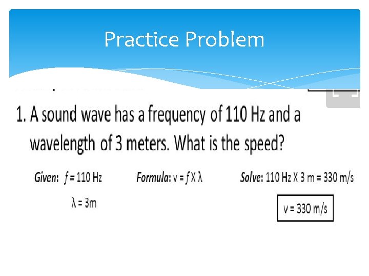 Practice Problem 