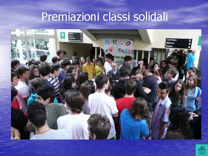Premiazioni classi solidali Premiazioni classi solidali