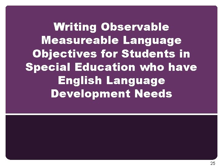 Oral Language Development Adapted from the work of