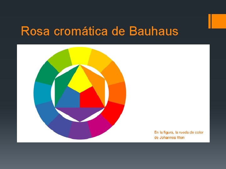 Rosa cromática de Bauhaus 