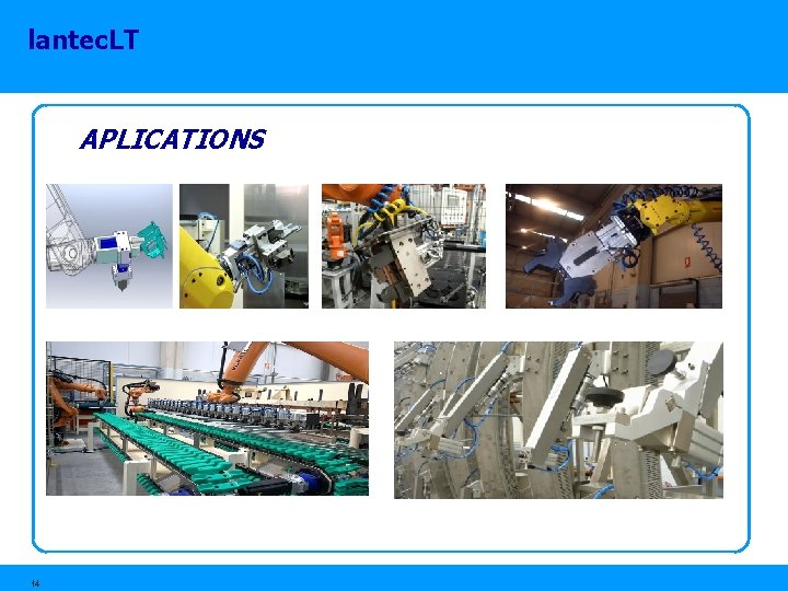 lantec. LT APLICATIONS 14 lantec. LT APLICATIONS 14