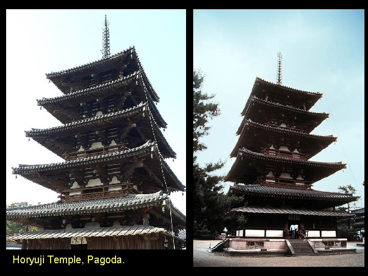 Horyuji Temple, Pagoda. 
