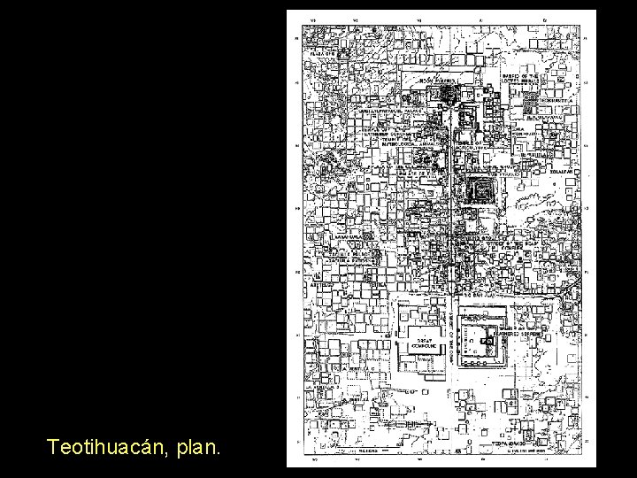 Teotihuacán, plan. 
