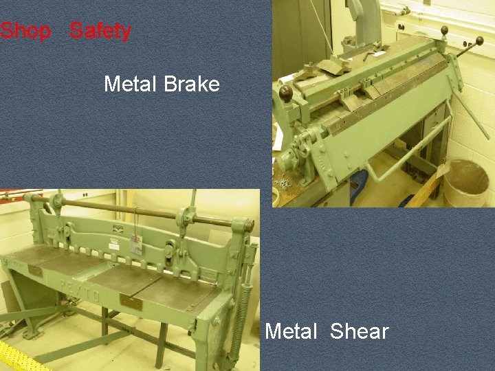 Shop Safety Metal Brake Metal Shear 