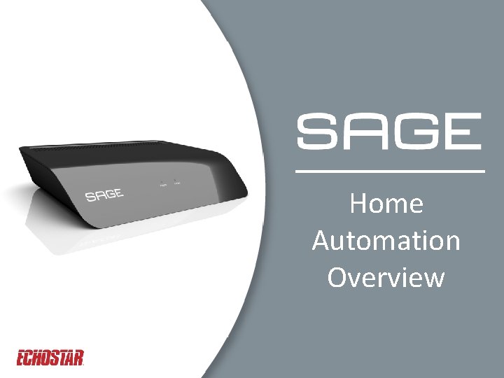 Home Automation Overview 