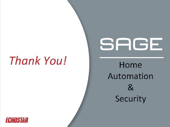Thank You! Home Automation & Security 