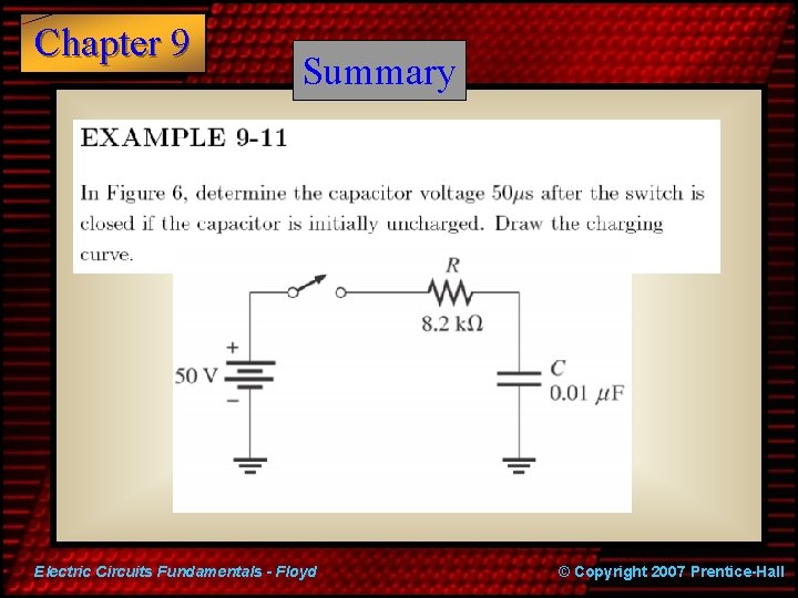 Chapter 9 Summary Electric Circuits Fundamentals - Floyd © Copyright 2007 Prentice-Hall 