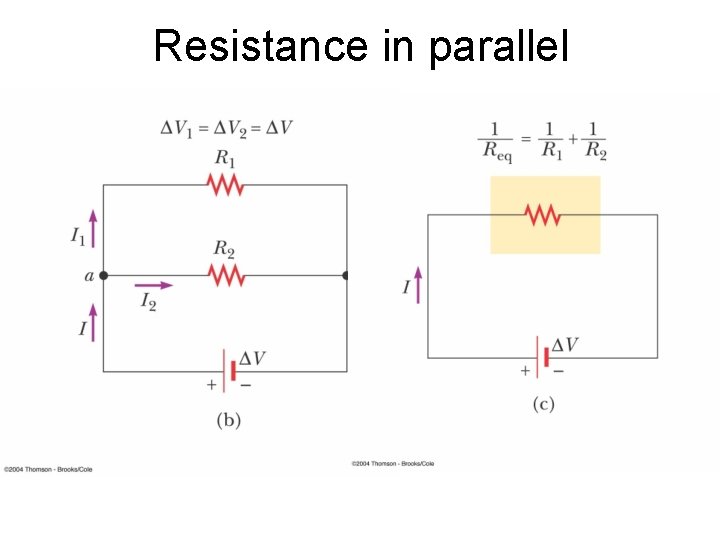 Resistance in parallel 