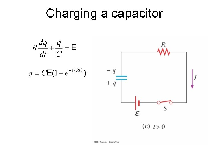 Charging a capacitor 